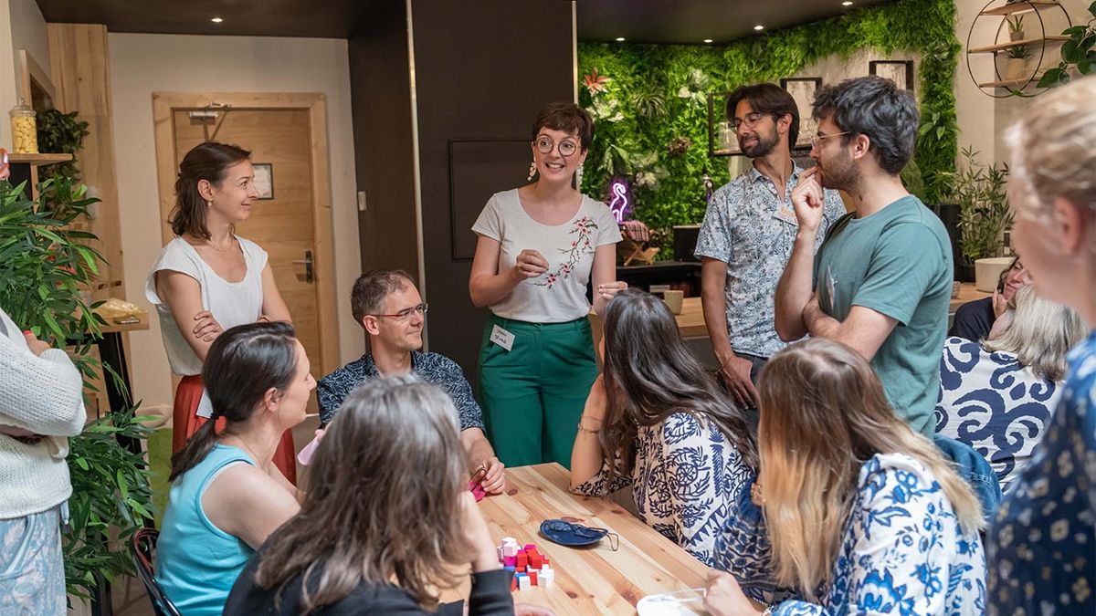 Un atelier en petits groupes lors de l’édition 2024 de La Fabrique des Alpes